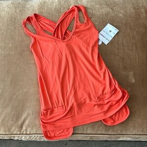 Designer detailed tank top Pockets front Cross back New show sample One of Kind